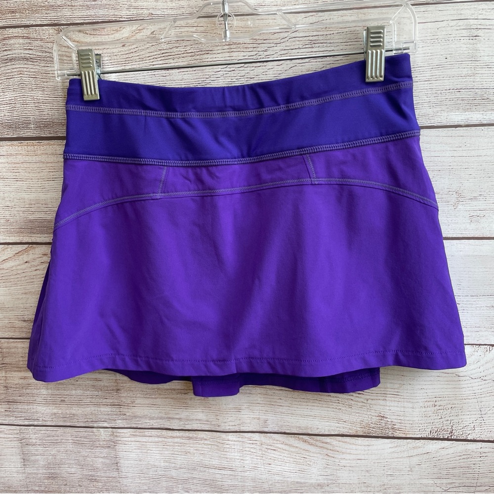 ATHLETA RUNAROUND SKORT IN PURPLE‎ - Picture 2 of 5